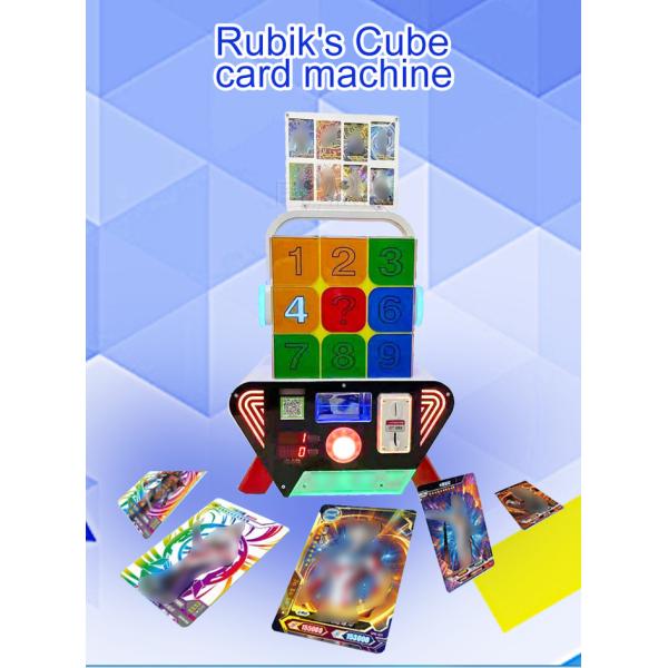 80w Rubik'S Cube Card Vending Machine For Children