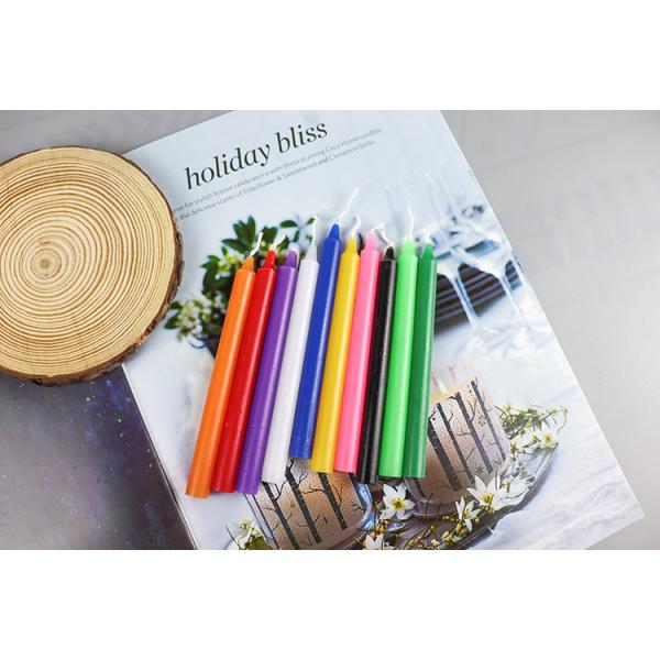 12 Cm 10 Colors Ritual Chime Candles Unscented 4 Inch Tall Mini Spell Candles For Magic Congregation