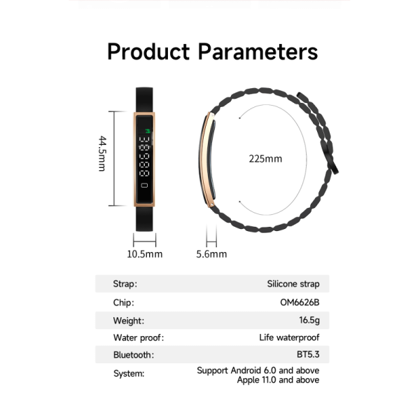 B3 Fashion Slim Women Sports Smart Bracelet Female Fitness Sleep Tracker