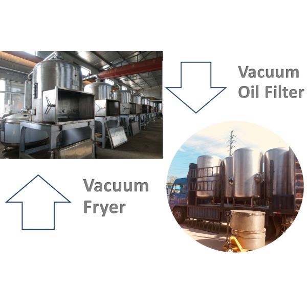 Vacuum Automatic Chips Making Machine For Vegetable / Fruit High Efficiency