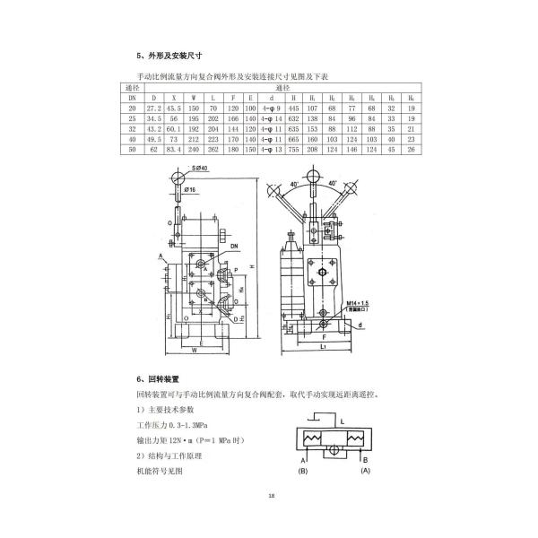 OVERFLOW PRINCIPLE OF MANUAL PROPORTIONAL FLOW COMPOUND VALVE CSBF-G25 FOR WINDLASS MATERIAL - CAST IRON