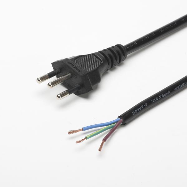 Europe Standard Power Cable 3ft/6ft/12ft Length SPT-2 18AWG x 2C EU Plug to IEC C19