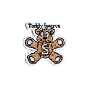 Quality Teddy Bear Iron On Embroidered Patches Polyester Material For DIY Bags for sale