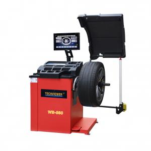Quality 140RPM 19 Inch HD LCD Car Wheel Balancer / Tire Balancing Equipment for sale
