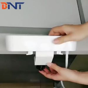 Multimedia clamp on desk mount socket for meeting room