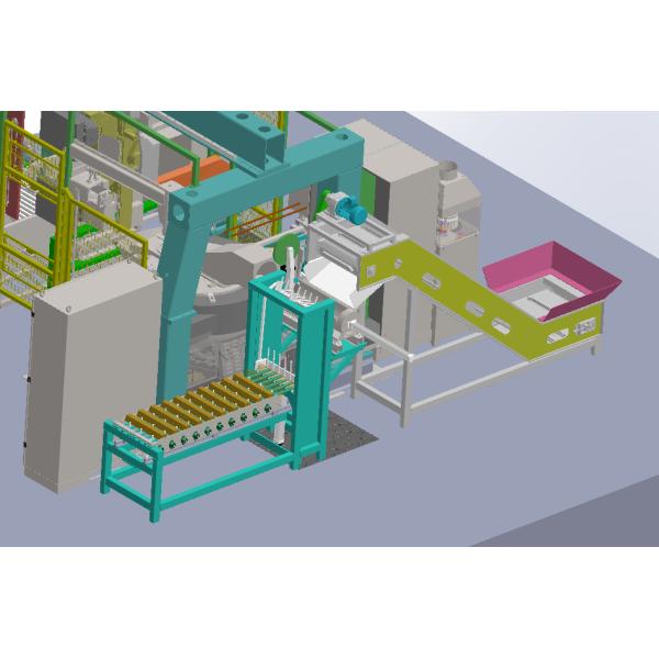 Complete Casting Production Line Brass Water Meter Die Casting Machine