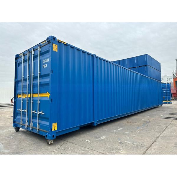 108 CBM Capacity Double End Door 6mm Steel Floor 2591mm Wide Trailer and Rail Way 53ft Length 53 Feet Shipping Container