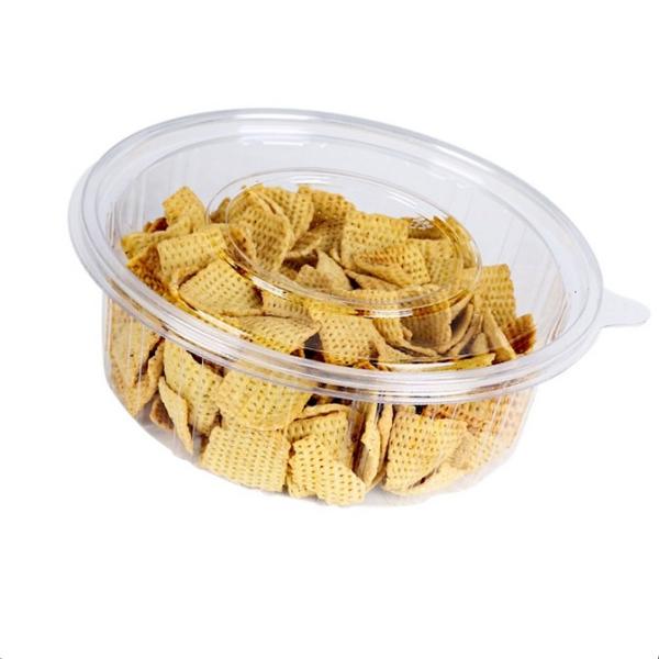 cake container with lid clear rectangle plastic blister bread box disposable pastry snack clamshell box