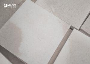 China White Smooth Sandstone Wall Tiles , Sandstone Cladding Panels Stable Structure on sale