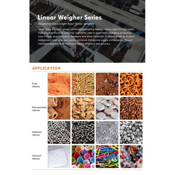 IP65 Single Head Weigher Packing Machine For Melon Seeds Chrysanthemum Tea