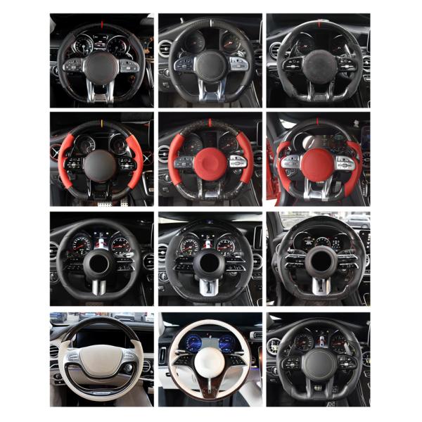 Bentley Series Private Custom Black / Colorful Personalized Steering Wheel For Performance
