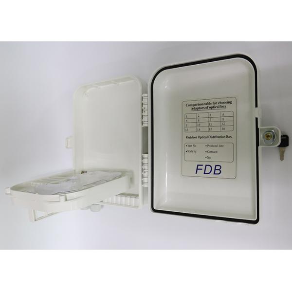 16 Core Fiber Termination Box , ABS Fiber Distribution Box For Ftth Network