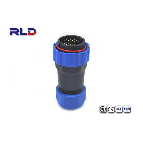 IP68 18AWG 4 Pin Waterproof Plug Electrical Threaded Cable Connector