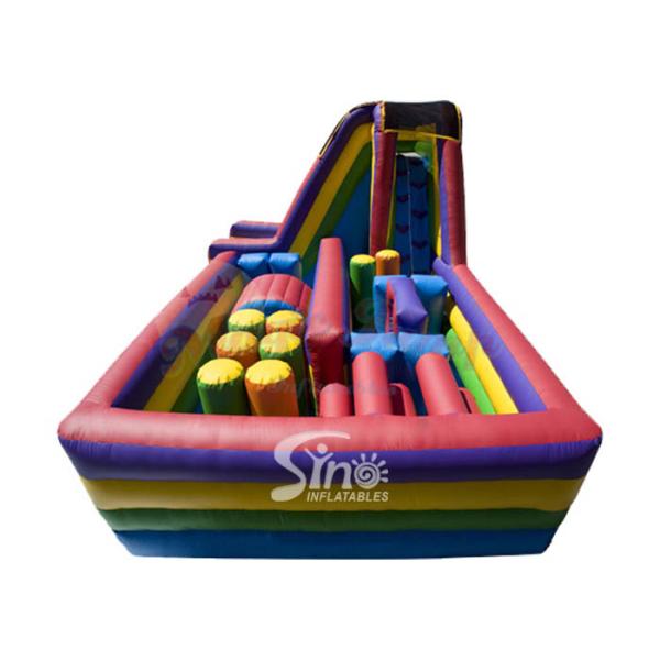 Outdoor Kids Bouncy Inflatable Obstacle Courses From China Inflatable Factory