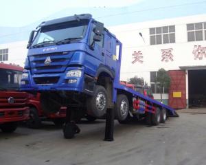Quality HOWO Cargo Container Truck / Safety 40 Tons Container Transport Truck ZZ1257M4641V/M for sale