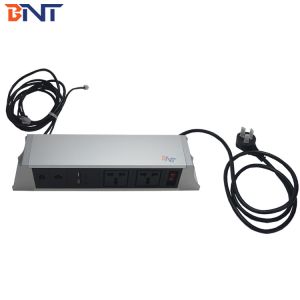 BNT Aluminum alloy hanging under table mounted table power socket