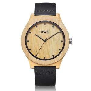 Quality Quick Directly Provide Men'S Wood Grain Watches Customized Color , Simple Design for sale