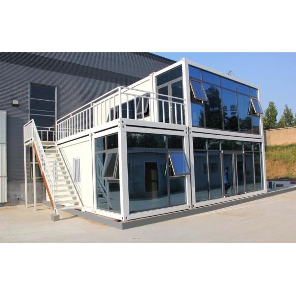 Durable Prefabricated Detachable Container House Modular with 50mm Rockwool Insulatio
