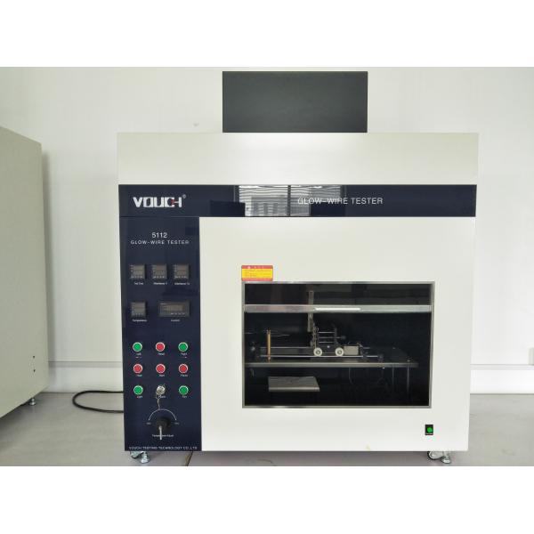 Glow Wire Smoke Density Test Apparatus Plastic Material Combustion Test Stainless Steel