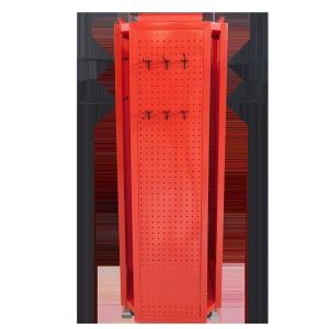 Four Tiers Pegboard Display Rack With Holder Custom Logo