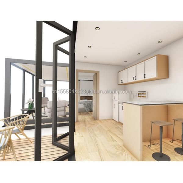 Modern Design Customized EU Standard Prefab Container House Steel Foldable 2 Bedroom Container Homes Hotels Toilets