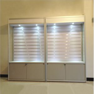 Multi Functional Digital Products Showcase Metal Durable With Led Light