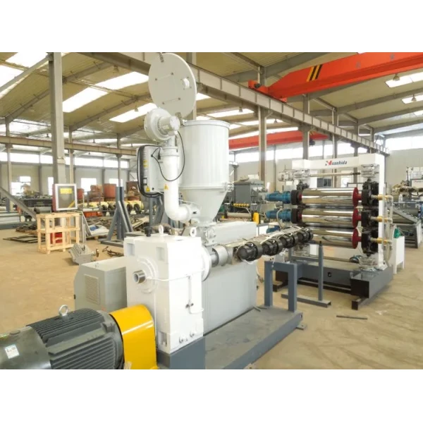 PE/PP/PVC Automatic Plastic Sheet Extruder Making Machine