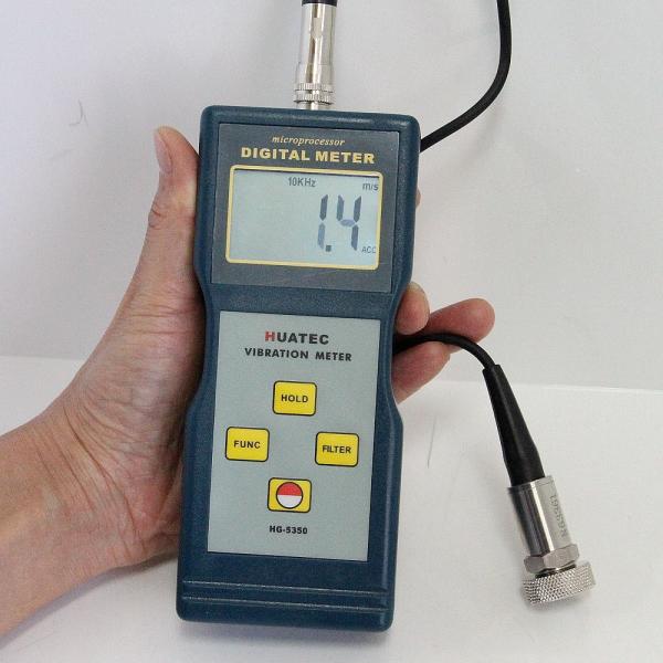 Buy Multi Function Vibration Tester For Accurate Readings 10Hz To 1KHz 10Hz To 10KHz 0.1-200m/s Low Battery Indicator at wholesale prices