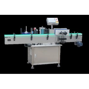 Commercial Beverage Round Bottle Labeling Machine High Speed Label Applicator