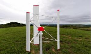 China 3 Phase PM Vertical Axis Wind Turbine Generator DC 24V/48V SW-VAWT-1KW on sale