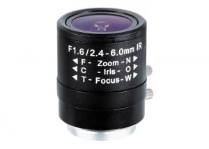 Quality 1/3 2.4-6.0mm F1.6 Megapixel CS Mount Manual IRIS IR Vari-focal Lens, 2.4-6.0mm Camera Lens for sale
