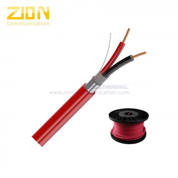 Buy 12AWG Shielded FPLR-CL2R Fire Alarm Cable Riser-Rated PVC for Control Circuits at wholesale prices