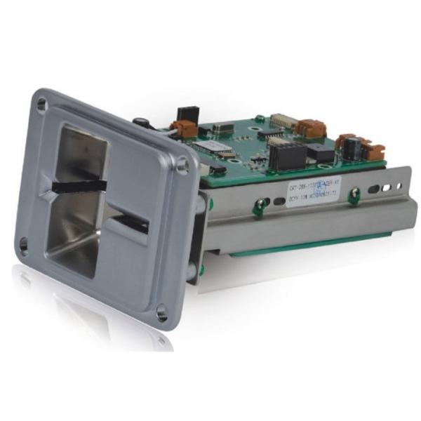 Manual Insert Dip Card Reader RS232 IC Smart Card Reader With Card Latch Function