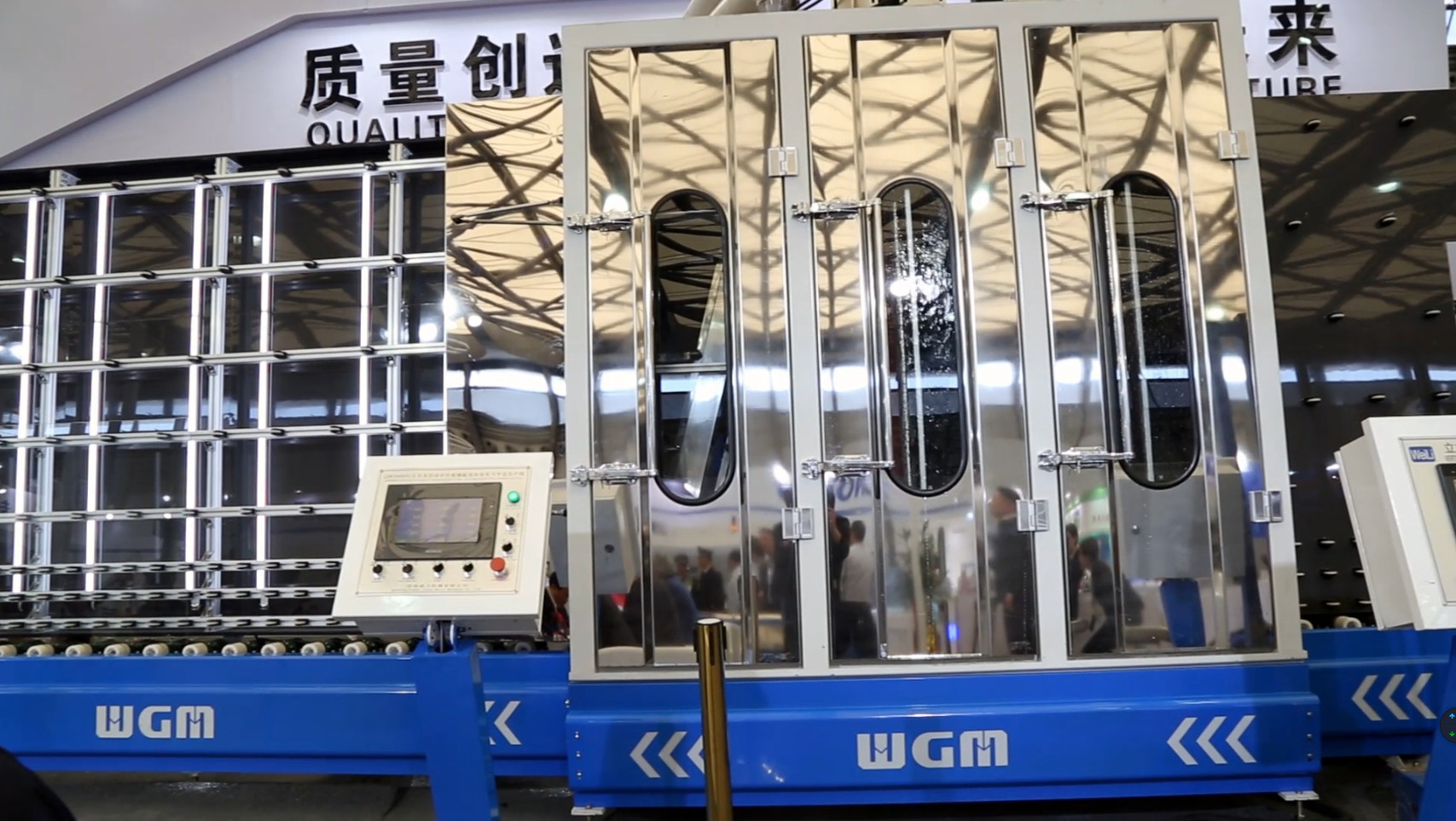 2500mm Height Double Glazing Glass Machine High Efficiency For LowE Glass