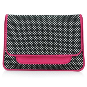 China Be removable shoulder strap neoprene laptop sleeve with dot and zebra design and cover on sale