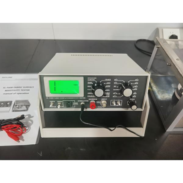 EN 1149-1 Fabric Material Resistivity Tester Surface And Volume Resistivity Test Equipment