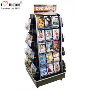 Playing Card CD Card Greeting Card Display Racks Wholesale Freestanding