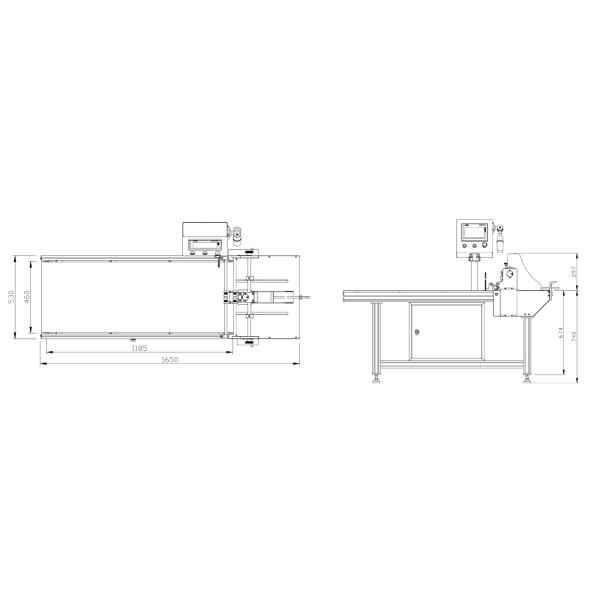 CPG 530 Paper Card Box Paging Machine Baffle Sheet Feeding Machine