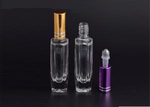 Quality Aluminum Cap Refillable Rollerball Perfume Bottle Matte Surface Handling for sale