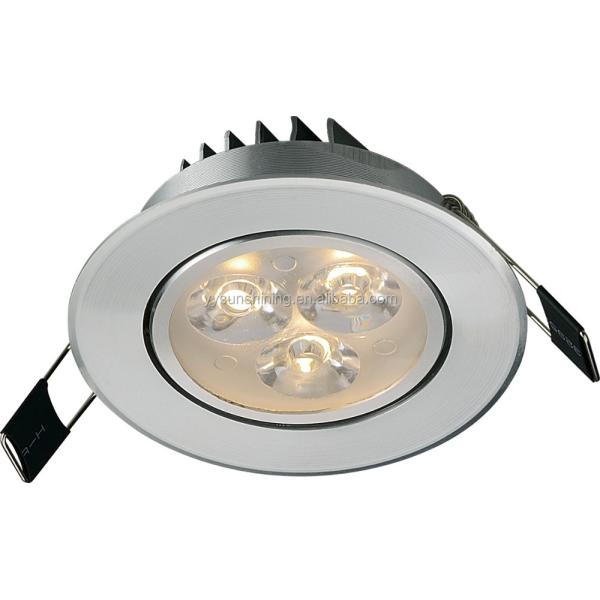 3W LED Ceiling Lighting and Spot Light with Color Temperature Flexibility 2700K-6500K