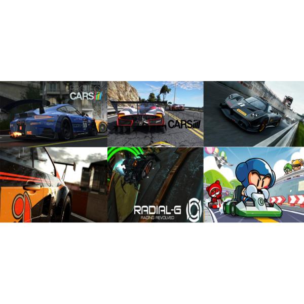 Sport Game Virtual Reality 9D Racing Simulator Multiplayer Competitive Equipment