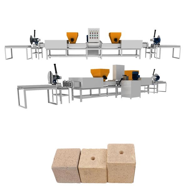 Wood Shavings Pallet Block Machine For European Pallet In Lithuania