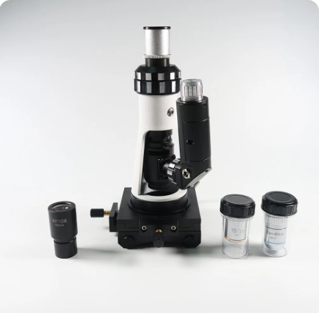 Portable Metallographic Microscope With Magnetic Base Polarizer / Metallographic