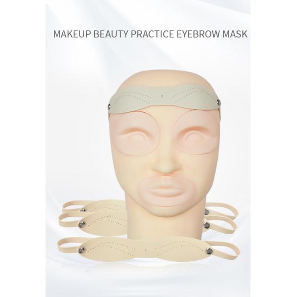 Rubber Permanent Makeup Eyebrow Tattoo Practice Skin Two Sides