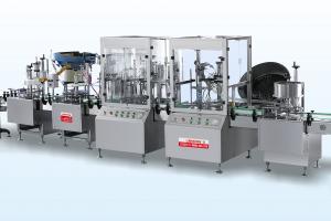 China LIENM Automatic Shaving foam/Insecticide/Paint Filling Sealing Machine and Packing Line Machine on sale