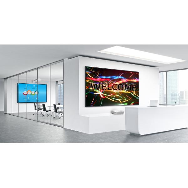 120 Inch Sfixed Frame Projection Screen High Contrast Ambient Narrow Edge Aluminum Frame