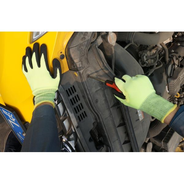 Sandy Nitrile Palm Coated Gloves