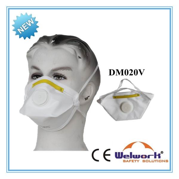 Earloop Non-woven FFP2 Respirator Dust Mask with Adjustable Nose piece DM020 CE 149