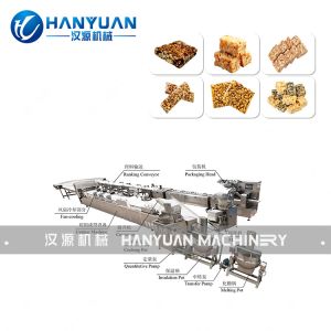 Fully Automatic Precise Peanut Bar Making Machine High Efficiency
