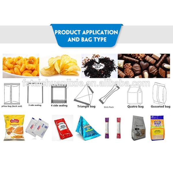 Multi-function 4 head linear weigher high accuracy full automatic good quality vertical sugar packing machine TCLB-420FZ